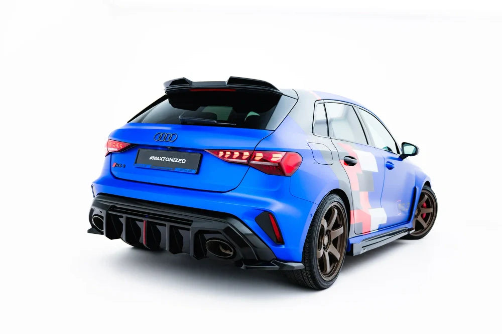 Seitliche Heck Diffusor Erweiterung V.1 für Audi RS3 Sportback 8Y Facelift von Maxton Design