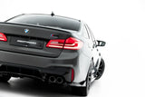 Hochwertige, formschöne und passgenaue seitliche Heck Diffusor Erweiterung für BMW M5 F90 von Maxton Design