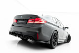 Hochwertige, formschöne und passgenaue seitliche Heck Diffusor Erweiterung für BMW M5 F90 von Maxton Design