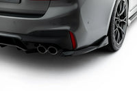 Hochwertige, formschöne und passgenaue seitliche Heck Diffusor Erweiterung für BMW M5 F90 von Maxton Design