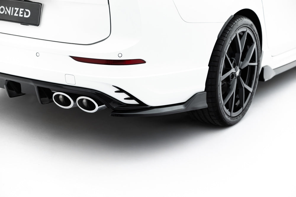 Seitliche Heck Diffusor Erweiterung V.2 für Golf R Variant Mk8 / Mk8 Facelift von Maxton Design