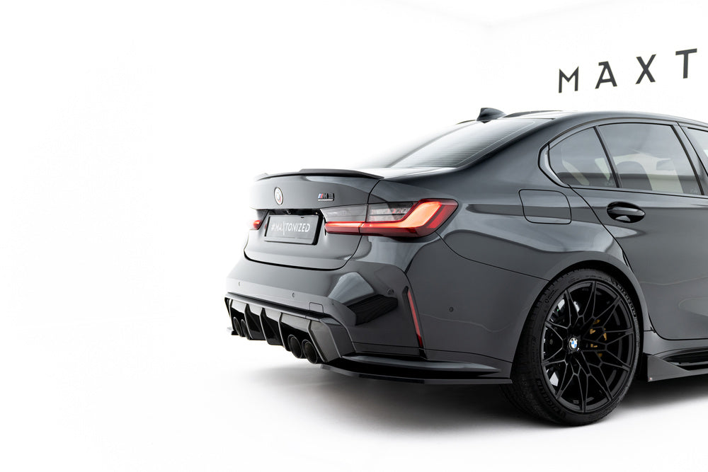 Seitliche Heck Diffusor Erweiterung V.3 für BMW M3 G80 / G81 von Maxton Design