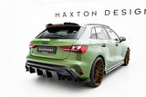 Seitliche Heckdiffusor Erweiterung V.4 für Audi S3 Sportback Facelift von Maxton Design