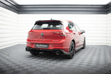 Seitliche Heckdiffusor Erweiterung V.4 + Flaps für VW Golf 8 GTI von Maxton Design