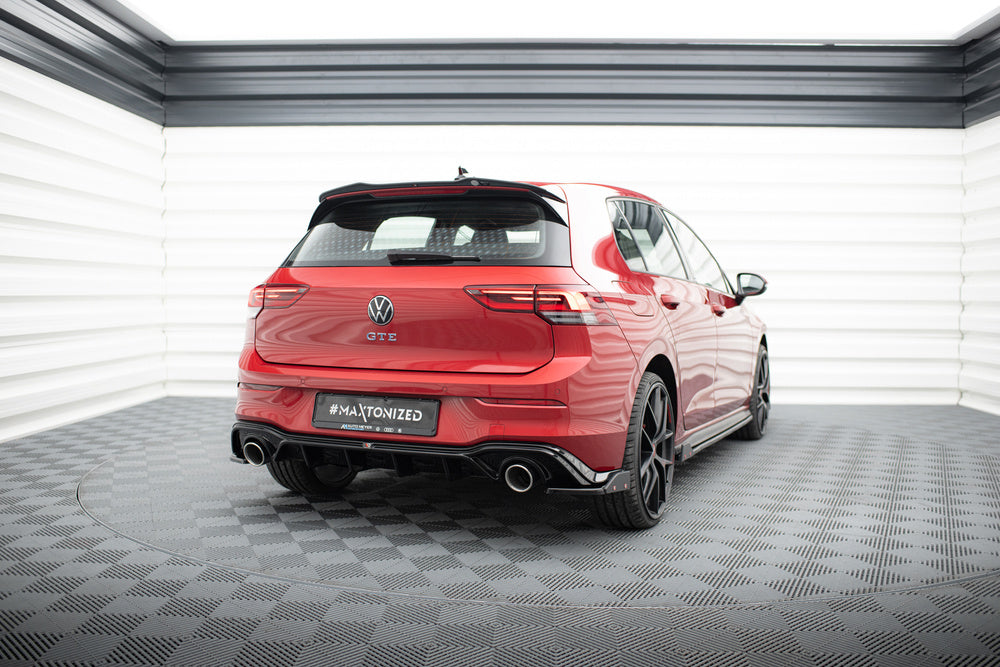 Seitliche Heckdiffusor Erweiterung V.4 + Flaps für VW Golf 8 GTI von Maxton Design