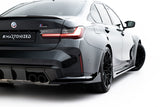 Seitliche Heck Diffusor Erweiterung V.5 für BMW M3 G80 / G81 von Maxton Design