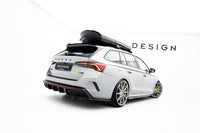 Seitliche Heckdiffusor Erweiterung V.7 für Skoda Octavia RS MK4 Facelift von Maxton Design