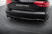 Heckdiffusor (Doppelflutig Links) für Audi A4 B8 von Maxton Design