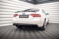 Maxton Design Heckdiffusor (Doppelflutig Links) für Audi A5 Sportback 8T Facelift
