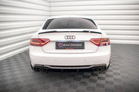 Heckdiffusor (Einflutig Links und Rechts) für Audi A5 Sportback 8T Facelift von Maxton Design