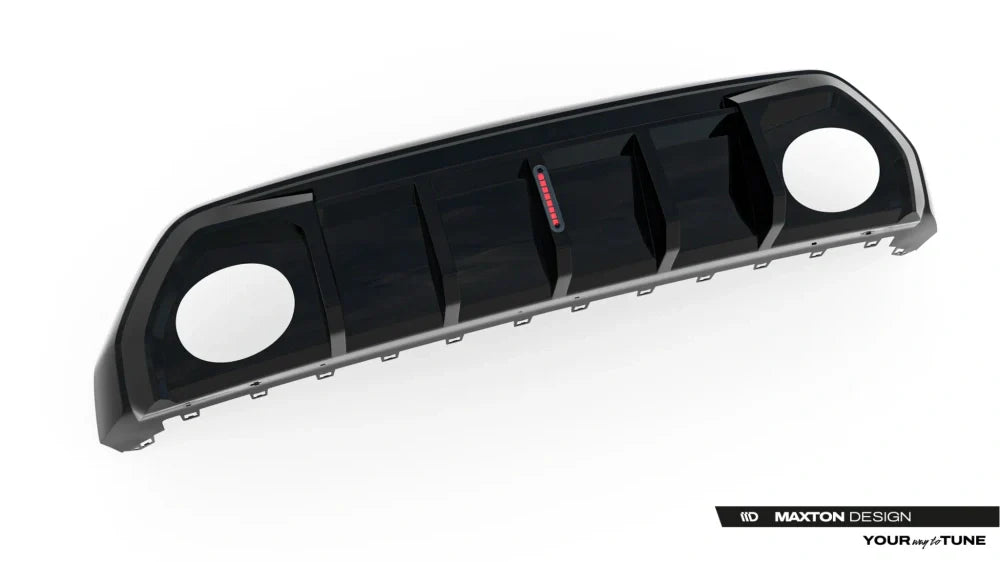 Heckdiffusor für Audi RS3 Limousine 8Y Facelift (Version mit LED-Licht) von Maxton Design