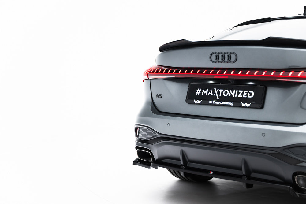 Zentraler Hinterer Splitter für Audi A5 S-Line B10 Limousine / Avant von Maxton Design