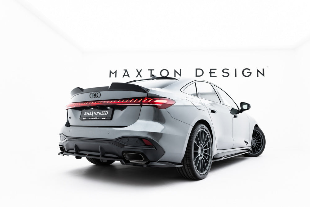Zentraler Hinterer Splitter für Audi A5 S-Line B10 Limousine / Avant von Maxton Design