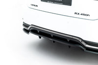 Zentraler Hinterer Splitter für Lexus RX F-Sport Mk4 Facelift von Maxton Design