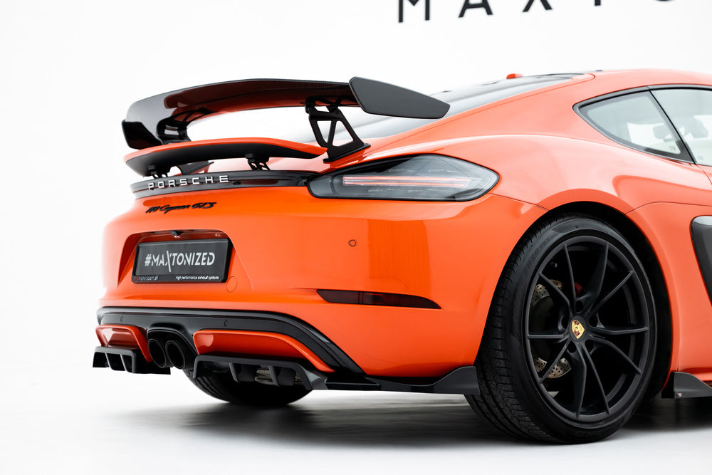 Seitliche Heckdiffusor Erweiterung für Porsche 718 Cayman GTS 982c von Maxton Design