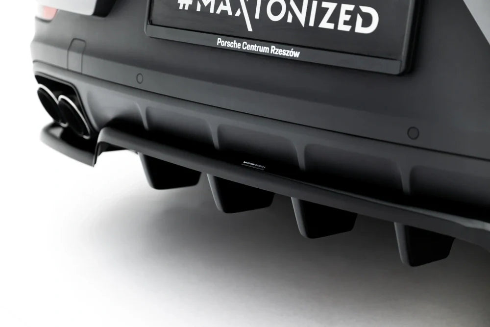 Zentraler Hinterer Splitter für Porsche Cayenne SUV / Coupe Mk3 Facelift von Maxton Design