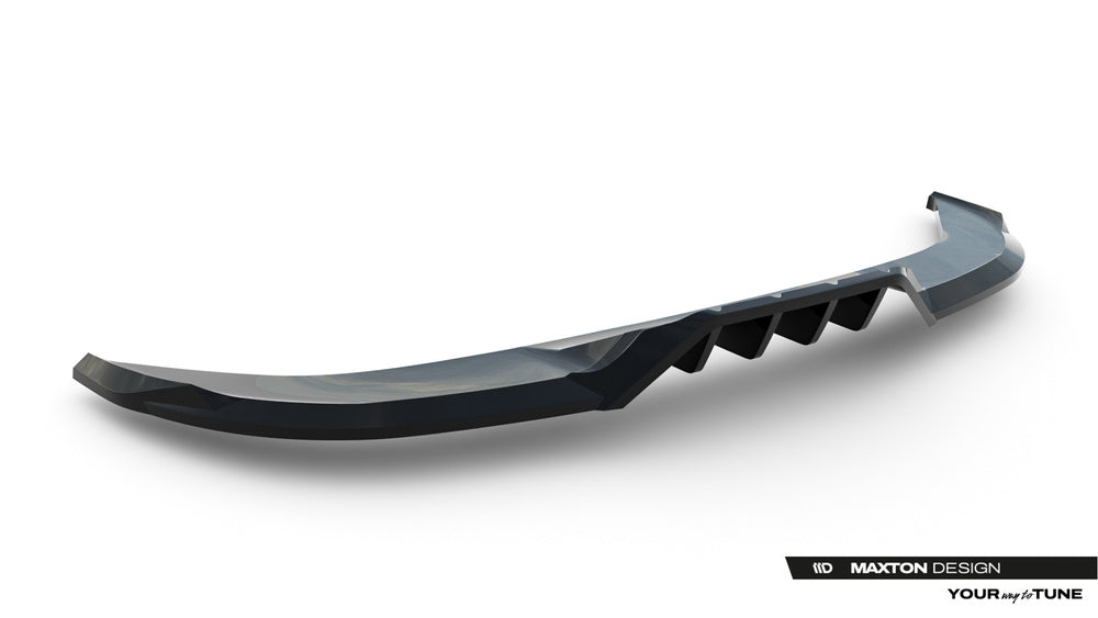 Zentraler Hinterer Splitter V.4 für Cupra Terramar Mk1 mit Anhängerkupplung von Maxton Design