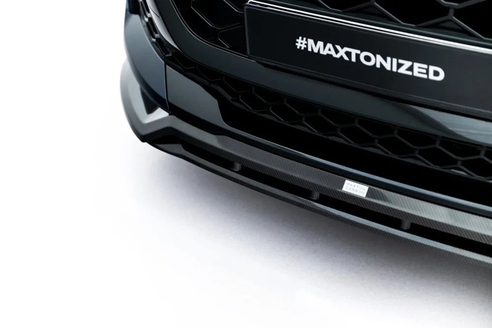 Carbon Frontlippe / Frontsplitter / Frontansatz für Audi RSQ8 Mk1 Facelift von Maxton Design