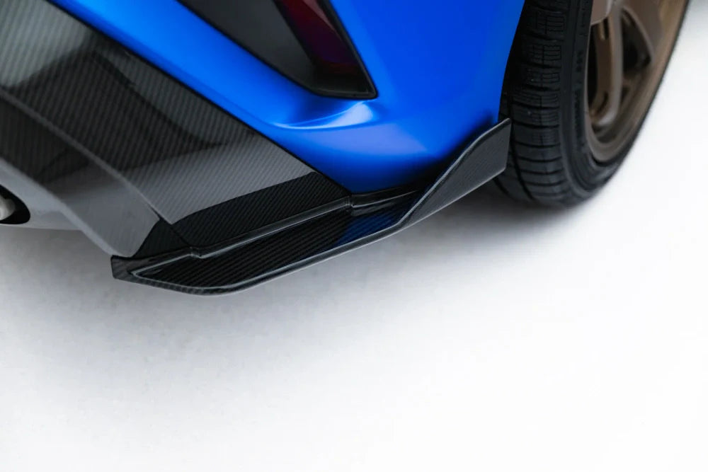 Carbon Seitliche Heckdiffusor Erweiterung für Audi RS3 Sportback 8Y Facelift von Maxton Design