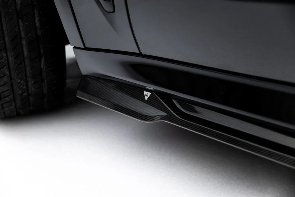 Carbon Seitenschweller Erweiterung für BMW X5 M-Paket G05 von Maxton Design