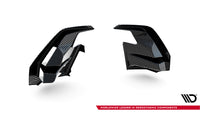 Carbon Frontstoßstangen Aufsatz für BMW X7 M-Paket G07 Facelift von Maxton Design