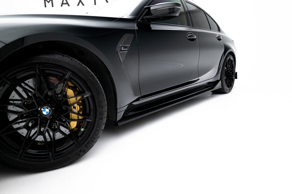 Seitenschweller Erweiterung V.3 CSL Look für BMW M3 G80 von Maxton Design