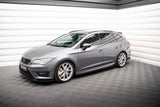 Seitenschweller Erweiterung V.5 für Seat Leon Cupra / FR / Standard Mk3 / Mk3 Facelift von Maxton Design