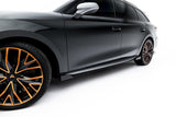 Seitenschweller Erweiterung Street Pro mit Flaps für Cupra Leon ST / Hatchback Aero Mk1 / Mk1 Facelift von Maxton Design