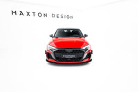 Frontlippe / Frontsplitter / Frontansatz Street Pro mit Flaps für Audi RS3 8Y Facelift von Maxton Design