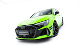 Frontlippe / Frontsplitter / Frontansatz Street Pro mit Flaps für Audi RS3 8Y Sportback 8Y Facelift von Maxton Design