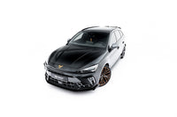 Frontlippe / Frontsplitter / Frontansatz Street Pro mit Flaps für Cupra Leon ST / Hatchback Mk1 Facelift von Maxton Design