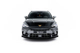 Frontlippe / Frontsplitter / Frontansatz Street Pro mit Flaps für Cupra Leon ST / Hatchback Mk1 Facelift von Maxton Design
