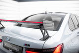 Carbon Heckspoiler mit LED Licht und Aufnahme außen für BMW M3 G80 von Maxton Design