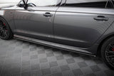 Seitenschweller Erweiterung für Audi S6 / A6 S-Line C7 Facelift von Maxton Design