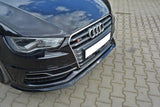Front Splitter / Cup Schwert / Frontansatz für Audi S3 8V Sportback von Maxton Design