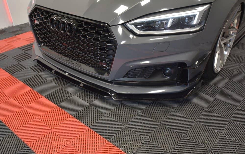 Front Lippe / Front Splitter / Frontansatz für Audi A5 F5 S-Line von Maxton Design