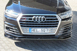 Front Splitter / Cup Schwert / Frontansatz für Audi Q7 4M S-Line von Maxton Design