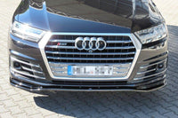 Front Splitter / Cup Schwert / Frontansatz für Audi Q7 4M S-Line von Maxton Design