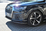Front Splitter / Cup Schwert / Frontansatz für Audi Q7 4M S-Line von Maxton Design