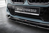 Front Lippe / Front Splitter / Frontansatz für BMW X1 U11 M-Paket von Maxton Design