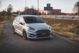 Front Diffusor / Front Splitter / Cup Schwert / Frontansatz für V.4 Ford Fiesta ST-Line MK8 von Maxton Design