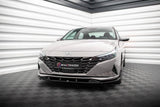 Front Lippe / Front Splitter / Frontansatz für Hyundai Elantra CN7 von Maxton Design
