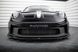 Front Lippe / Front Splitter / Frontansatz für Porsche 911 992 GT3 von Maxton Design