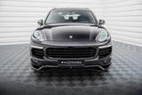 Front Lippe / Front Splitter / Frontansatz für Porsche Cayenne 958 (MK2) Facelift von Maxton Design