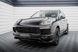 Front Lippe / Front Splitter / Frontansatz für Porsche Cayenne 958 (MK2) Facelift von Maxton Design