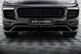 Front Lippe / Front Splitter / Frontansatz für Porsche Cayenne 958 (MK2) Facelift von Maxton Design