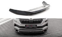 Front Lippe / Front Splitter / Frontansatz für Skoda Karoq Sportline NU7 Facelift von Maxton Design
