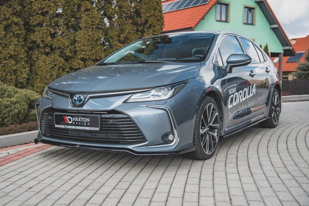 Front Lippe / Front Splitter / Frontansatz für Toyota Corolla E210 Limousine von Maxton Design