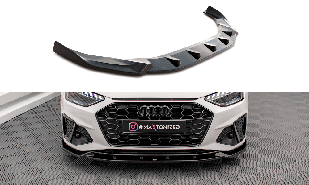 Front Lippe / Front Splitter / Frontansatz V.1 für Audi S4 B9 Facelift von Maxton Design