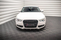 Front Lippe / Front Splitter / Frontansatz V.1 für Audi A5 8T Coupe Facelift von Maxton Design